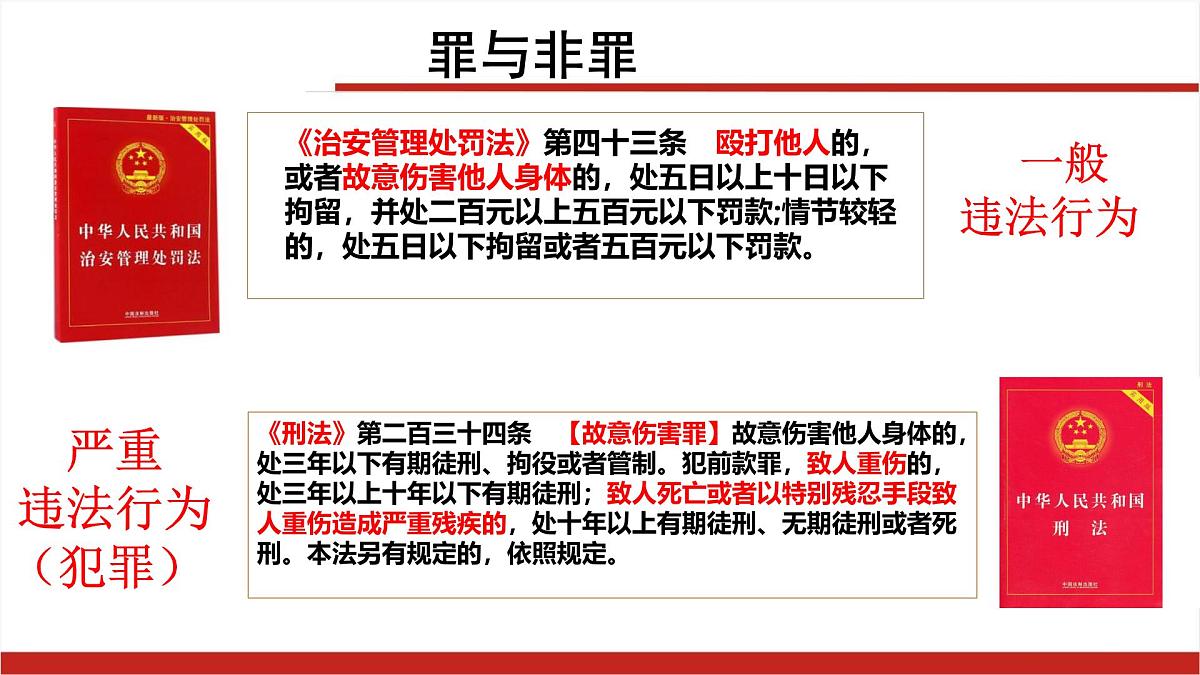 初中政治 (道德与法治) 人教版（2024）七年级下册4.11.2犯罪与刑罚 课件第8页
