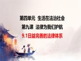 初中 政治 (道德與法治) 人教版（2024） 七年級(jí)下冊(cè)4.9.1日益完善的法律體系 課件
