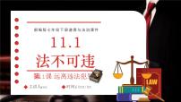 初中政治 (道德与法治)人教版（2024）七年级下册（2024）法不可违教学ppt课件
