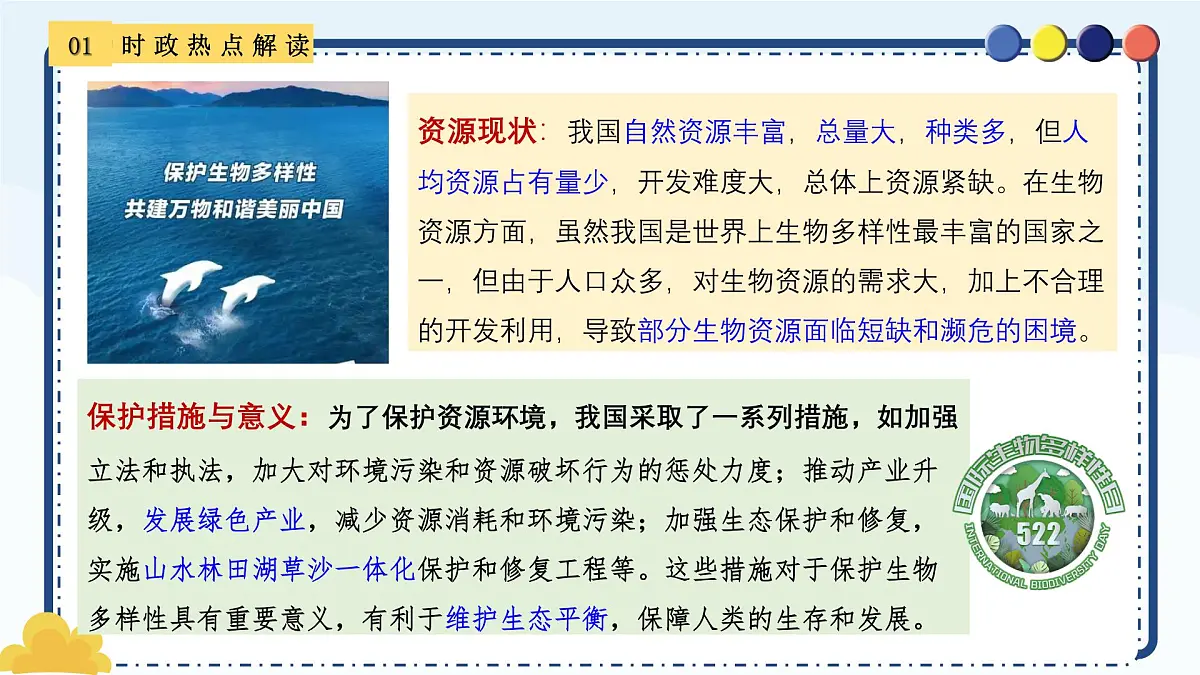 专题23 2025国际生物多样性日-备战2025年中考《道德与法治》二轮复习时政热点解读与押题预测课件第6页