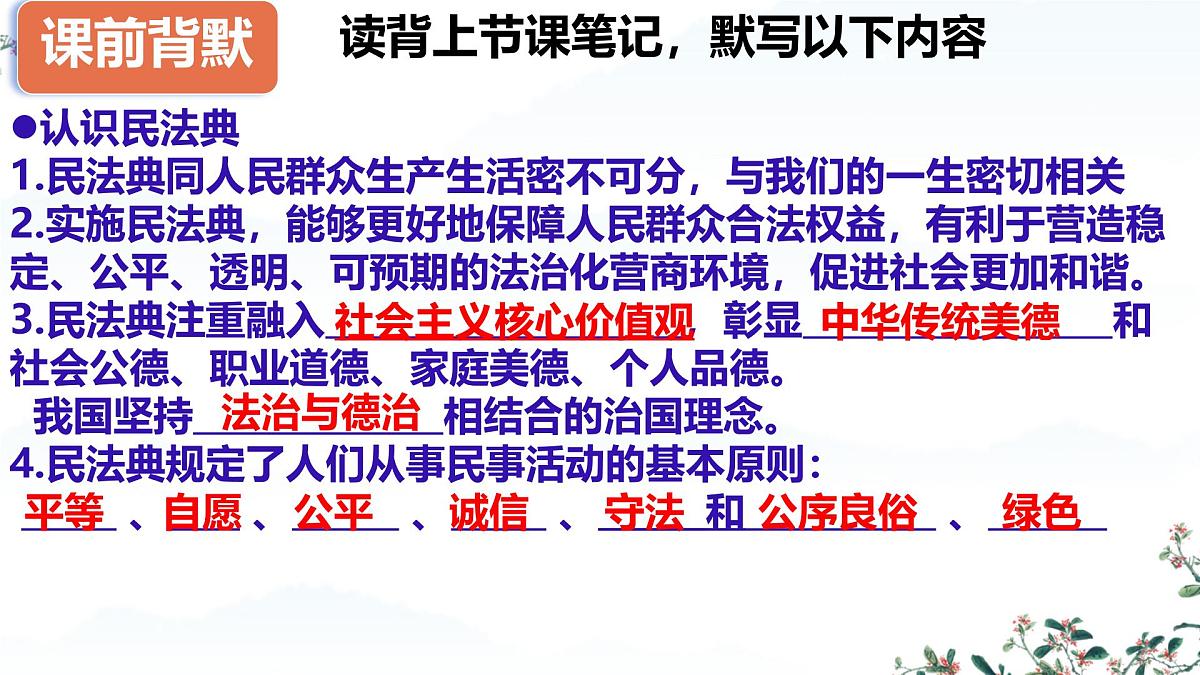 初中 政治 (道德与法治) 人教版（2024）七年级下册4.10.2保护人身权 课件第2页