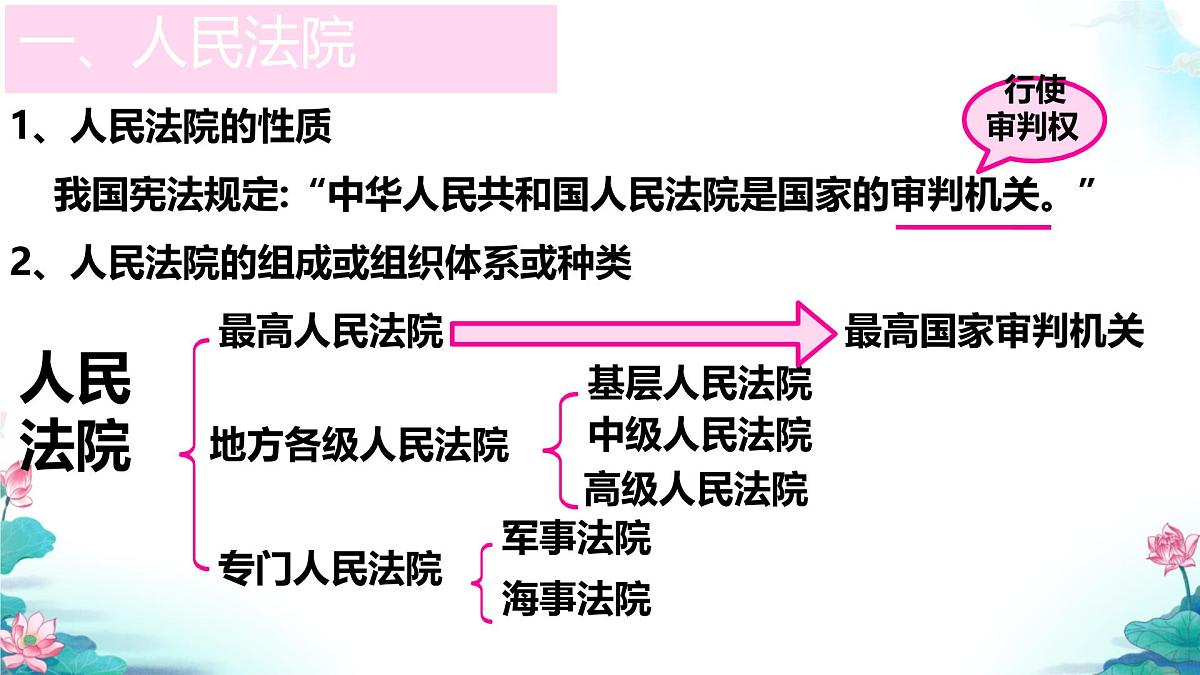 初中 政治 (道德与法治) 人教版（2024）八年级下册3.6.5国家司法机关  课件第7页