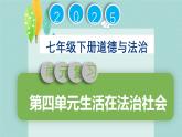 統(tǒng)編版道德與法治七年級下冊第四單元《生活在法治社會 》復習課件