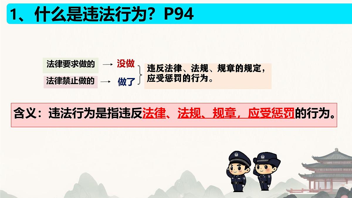 初中 政治 (道德与法治) 人教版（2024）七年级下册4.11.1 法不可违 课件第2页