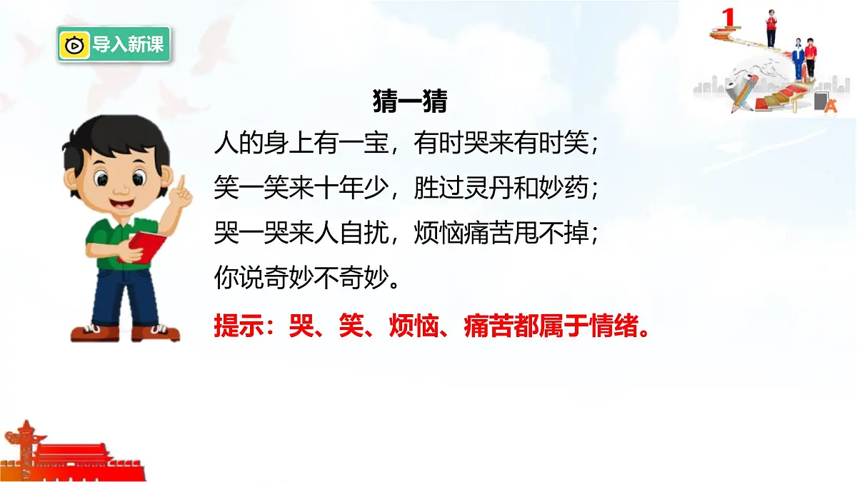 2025年春七年级下册道德与法治教学课件 第二课 第1课时 揭开情绪的面纱第2页