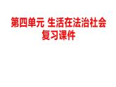 初中政治 (道德與法治)人教版（2024）七年級下冊第四單元 生活在法治社會 復習課件