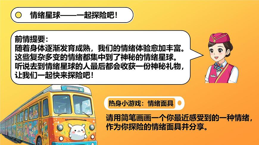 部编版2024道德与法治七年级下册2.1揭开情绪的面纱 课件第1页