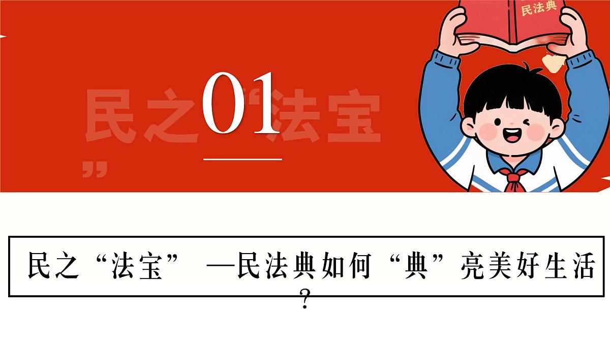 部编版2024道德与法治七年级下册10.1认识民法典 课件第5页