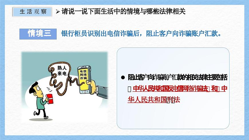 部编版2024道德与法治七年级下册9.2法律保障生活 课件第6页