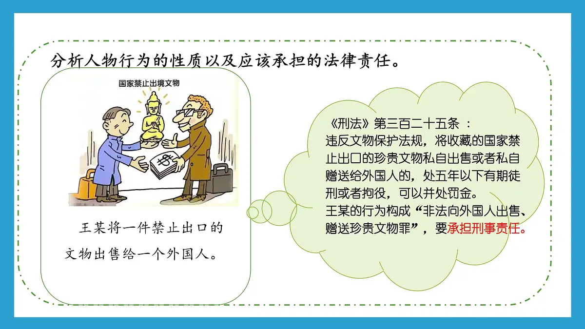 统编版道德与法治七年级下册11.2《犯罪与刑罚+》课件第6页