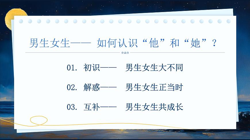 部编版2024道德与法治七年级下册 1.2《男生女生》 课件第4页