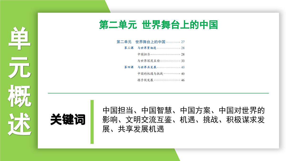部编版2025道德与法治九年级下册第二单元复习 课件第3页