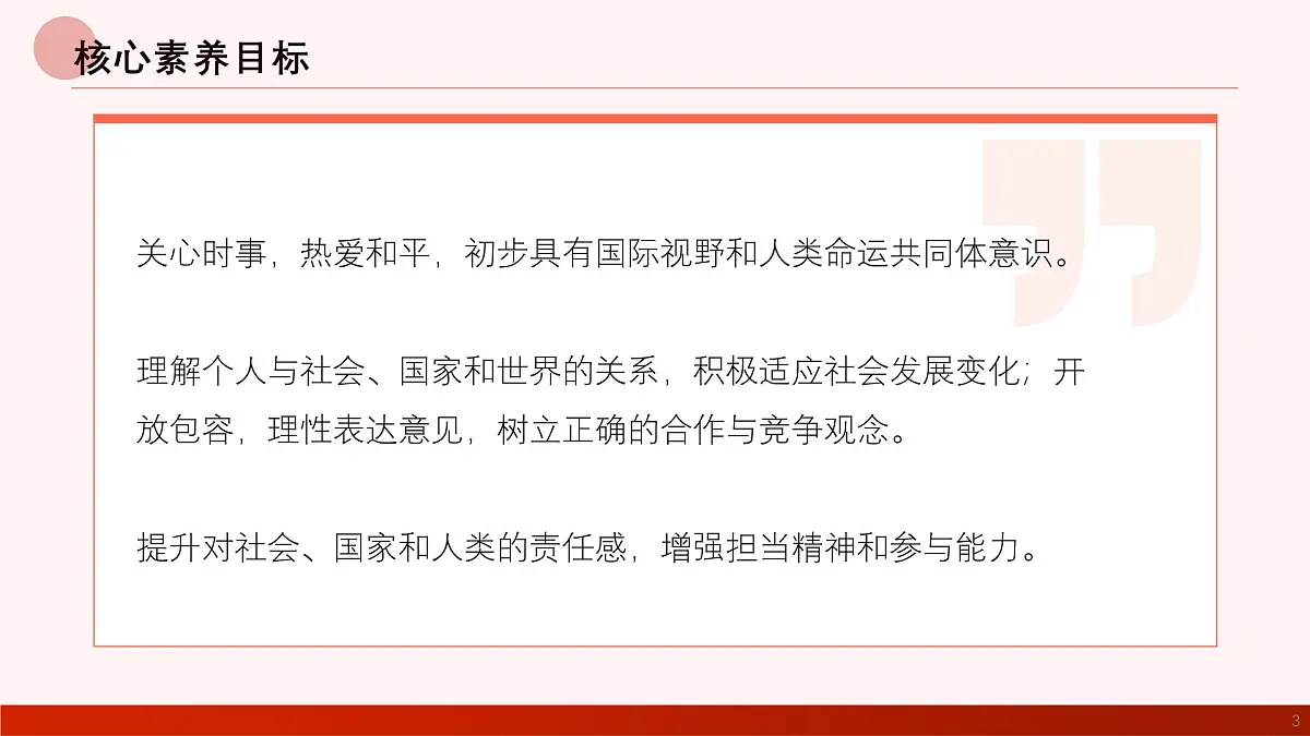 部编版2025道德与法治九年级下册4.1中国的机遇与挑战 课件第3页