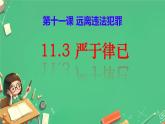 初中  政治 (道德與法治)  人教版（2024）  七年級下冊4.11.3嚴于律已 課件