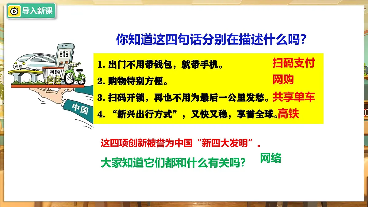 【人教版】八上道法 3.1 网络改变世界 课件第3页