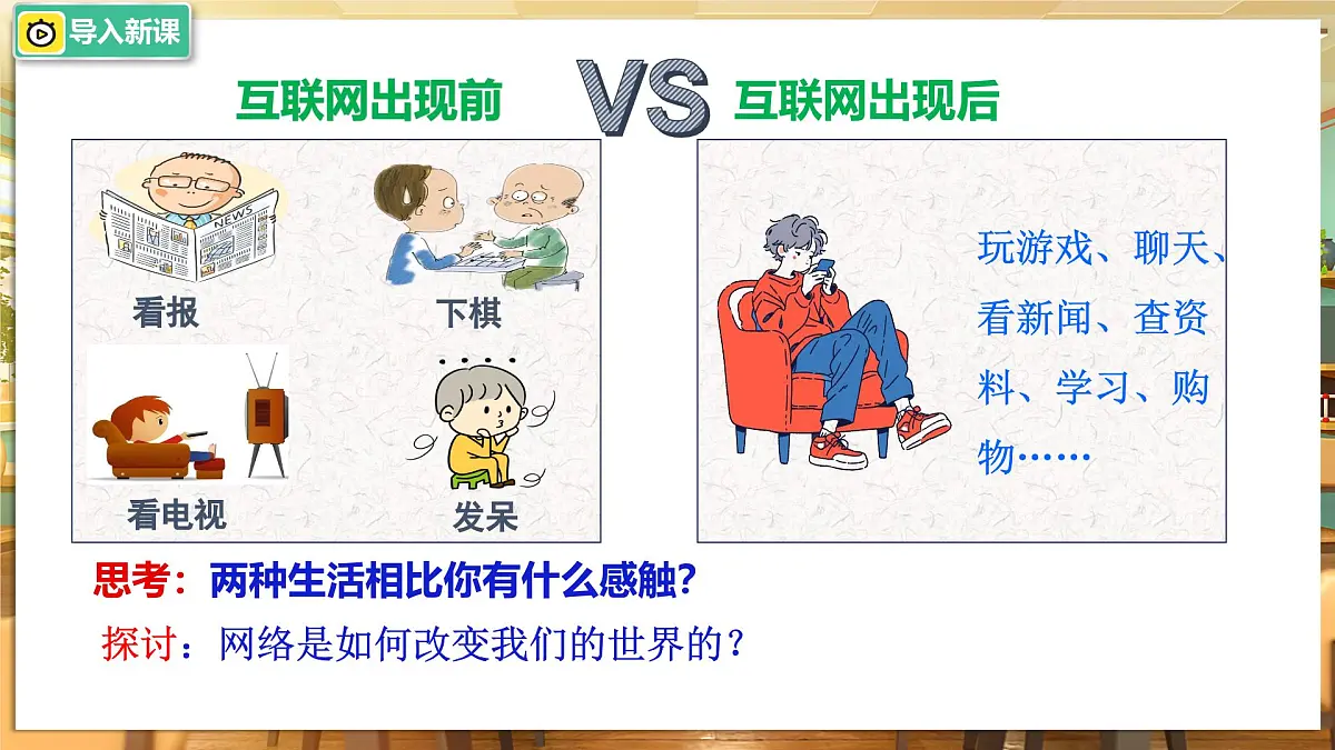 【人教版】八上道法 3.1 网络改变世界 课件第4页