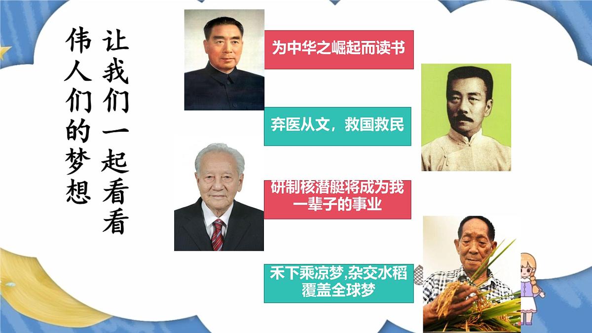 初中  政治 (道德与法治)  人教版（2024）  七年级上册1.3.1做有梦想的少年 课件第7页