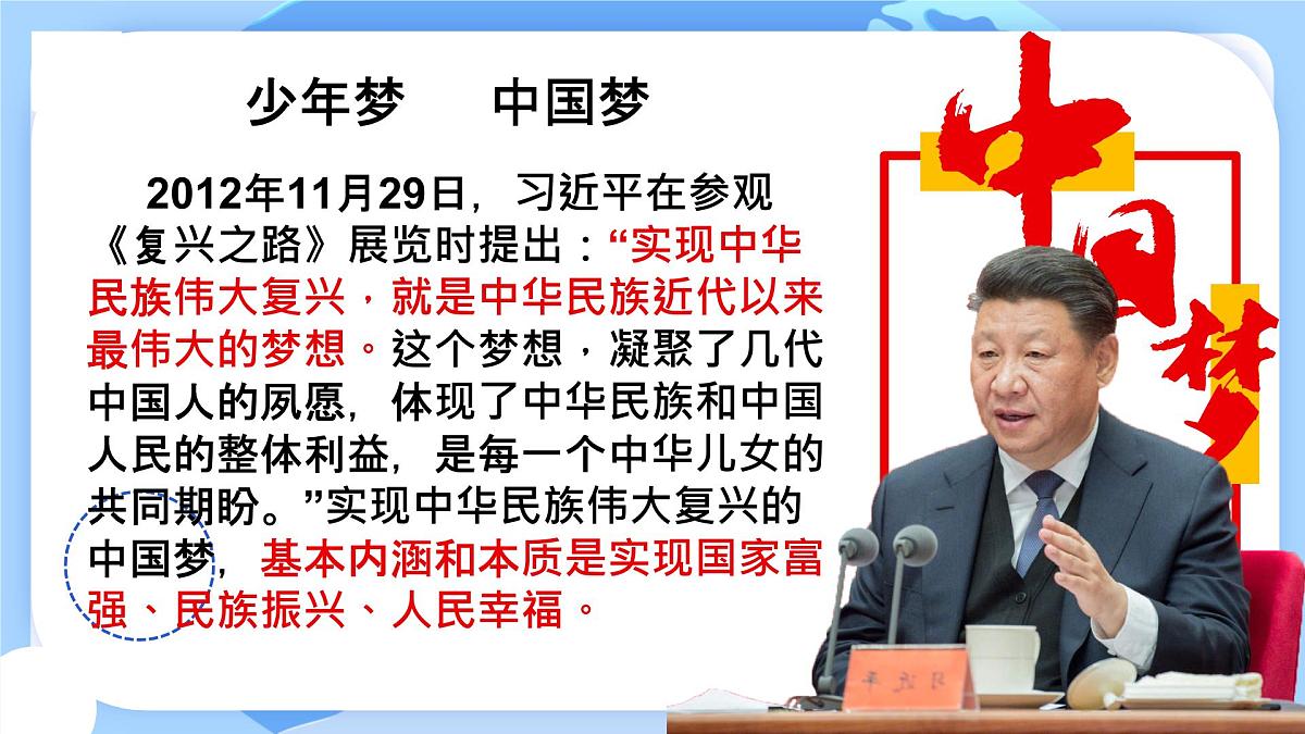 初中 政治 (道德与法治) 人教版（2024） 七年级上册1.3.1做有梦想的少年 课件第8页