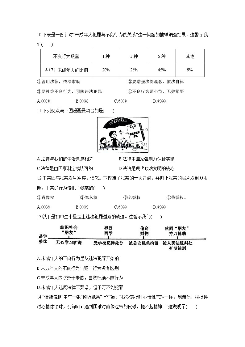 河南省洛阳市伊川县2024-2025学年七年级下学期期末道德与法治试卷第3页