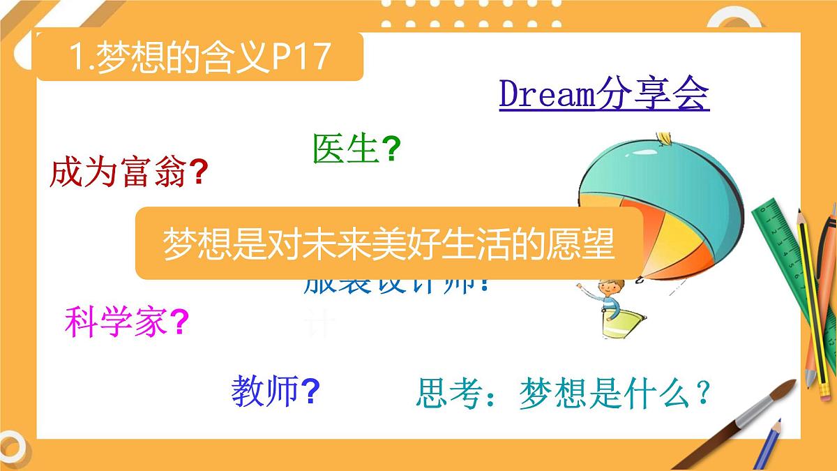 初中  政治 (道德与法治)  人教版（2024）  七年级上册1.3梦想始于当下 课件第4页