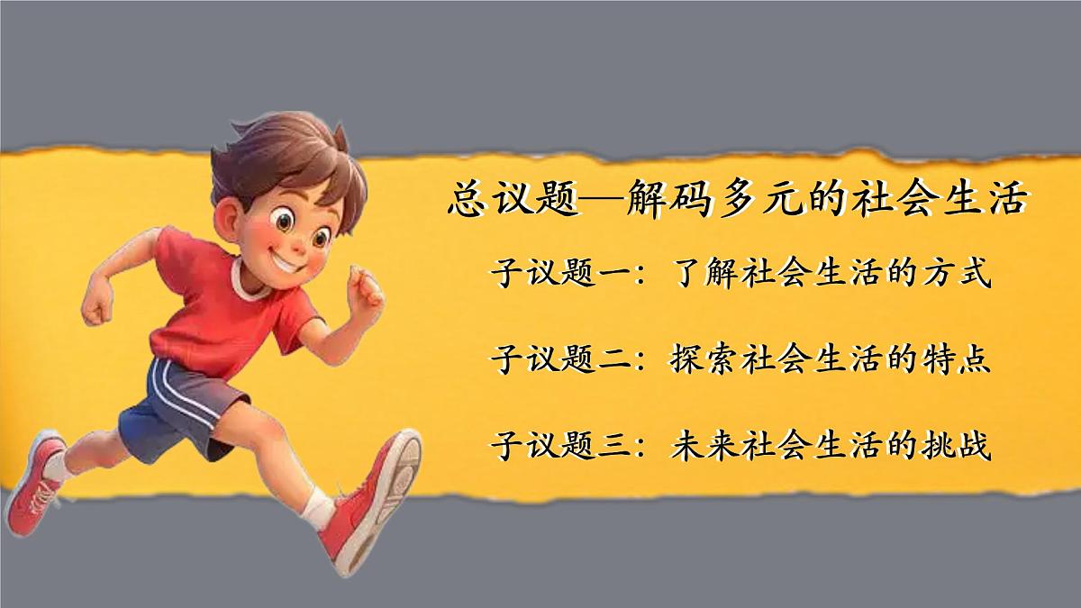 统编版八年级道德与法治上册1.1认识社会生活 课件第7页