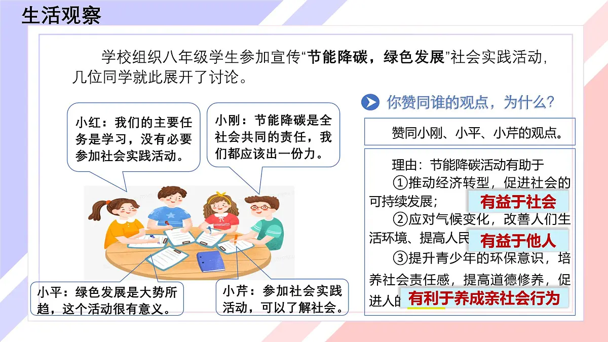 2.2养成亲社会行为 课件 2025-2026学年统编版道德与法治八年级上册第4页