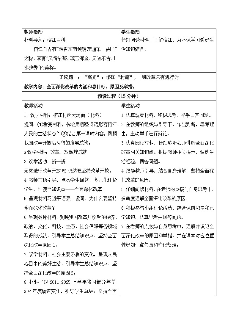 1.2 走向共同富裕 教学设计 2025-2026学年度道德与法治九年级上册 统编版第2页