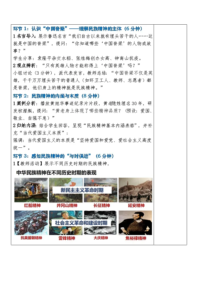 5.2《凝聚价值追求》教学设计 2025-2026学年度道德与法治九年级上册 统编版第2页