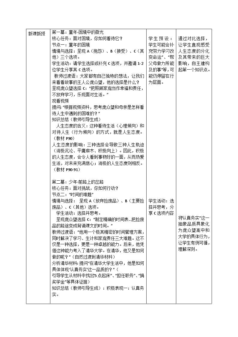 12.1《拥有积极的人生态度》教案 2025-2026学年统编版道德与法治七年级上册第2页