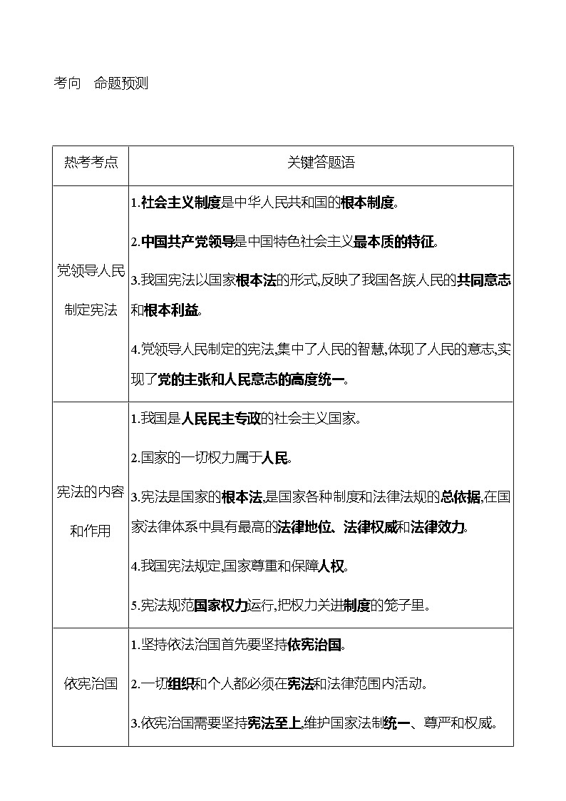 第一单元  单元复习整合 - 学生版第2页