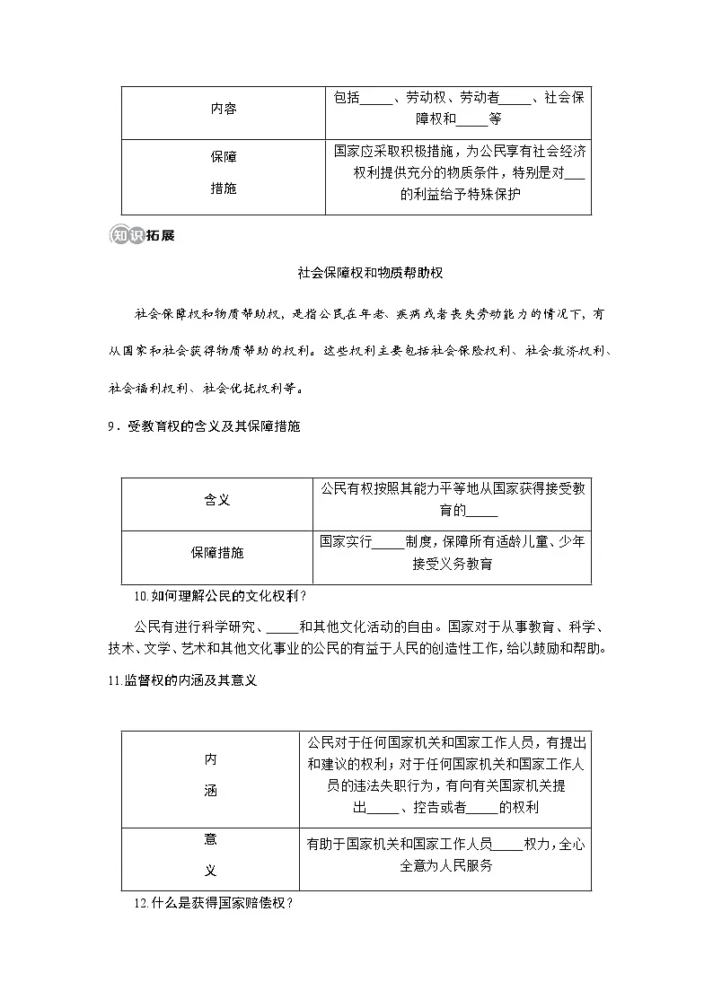 3.1　公民基本权利 - 学生版第3页