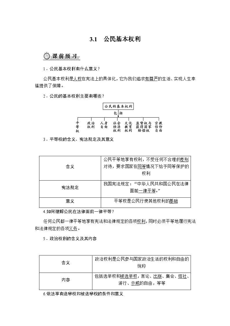 3.1　公民基本权利第1页