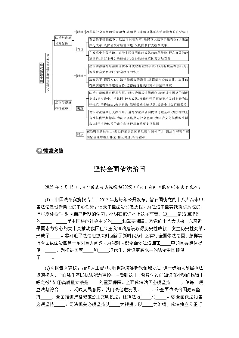第五单元 建设法治中国 知识梳理 - 学生版第2页