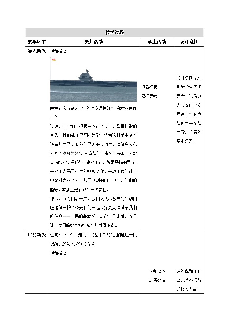 3.2 公民基本义务（教学设计） 2025-2026学年道德与法治 八年级下册 统编版第2页
