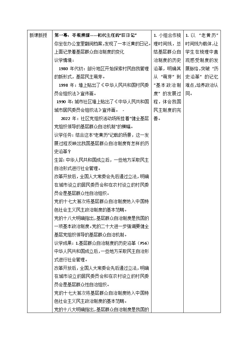 5.4《基层群众自治制度》教案_ 2025-2026学年统编版道德与法治八年级下册第2页