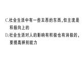 部编版道德与法治八年级上册期中测试卷