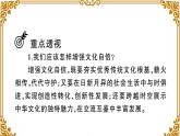 第五课 第1课时《延续文化血脉》作业课件