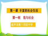_人教版八年级上册道德与法治  1.1我与社会（32张PPT）