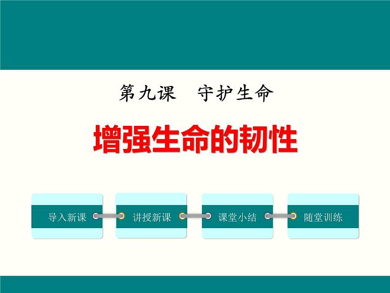 第四单元 9.2 增强生命的韧性 课件_七上道法01