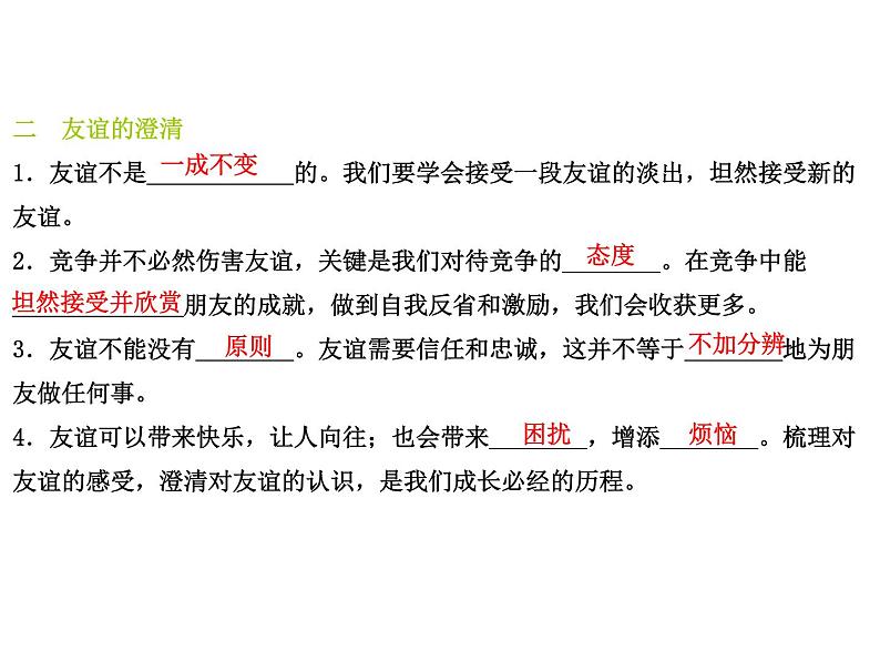 人教版道德与法治七年级上册 4.2 深深浅浅话友谊 课件 (共35张PPT)07