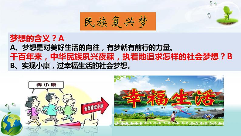 8.1 我们的梦想 课件-2020-2021学年部编版道德与法治九年级上册（共30张PPT）第6页