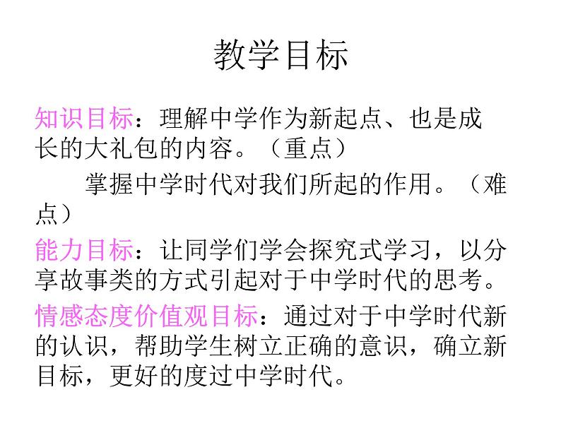 道德与法治七年级上册第一课 中学时代 课件第5页