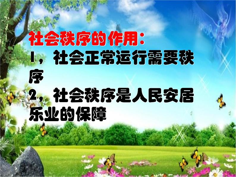 人教部编版道德与法治八年级上册第三课 社会生活离不开规则 课件第7页