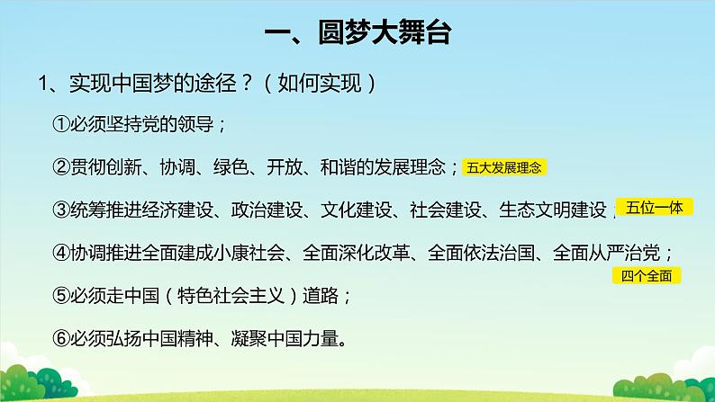 人教版道德与法治九年级上册 8.2 共圆中国梦 (共15张PPT)课件04