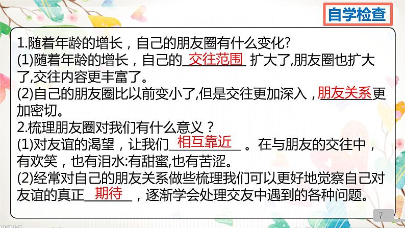 部编版道德与法治七上4.1和朋友在一起 （共18张PPT ）课件07