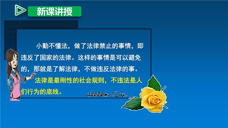 人教版道德与法治八年级上册 5.1 法不可违 课件第6页