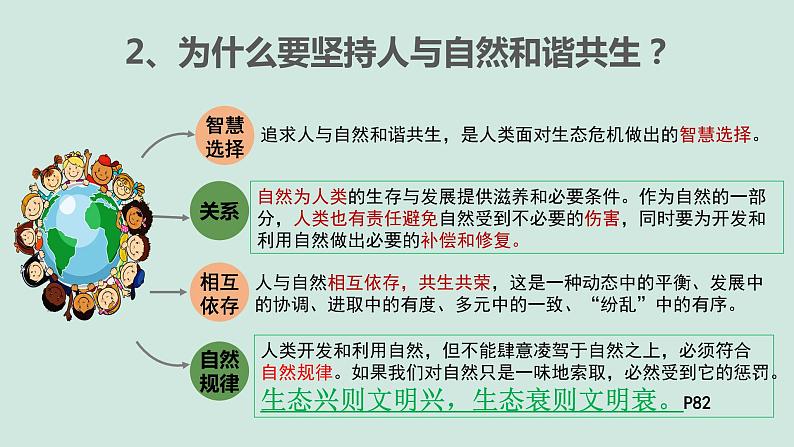 人教版道德与法治九年级上册 6.2 共筑生命家园 课件08