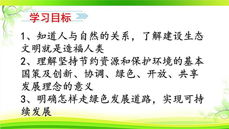 人教版道德与法治九年级上册 6.2 共筑生命家园 课件03