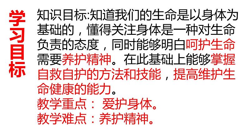 人教版道德与法治七年级上册 9.1 守护生命 课件第3页