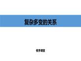 人教版九年级道德与法治下册1.2《复杂多变的关系》PPT课件